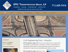 Tablet Screenshot of epicgrouplp.com